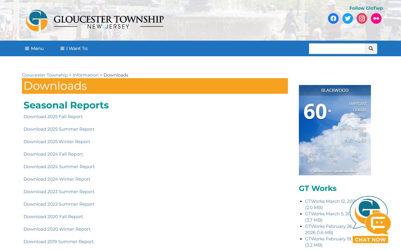 Gloucester Township sex offender records